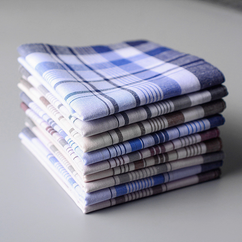 Handkerchief Cotton Men - منديل قطن 100% منديل جيب مربع