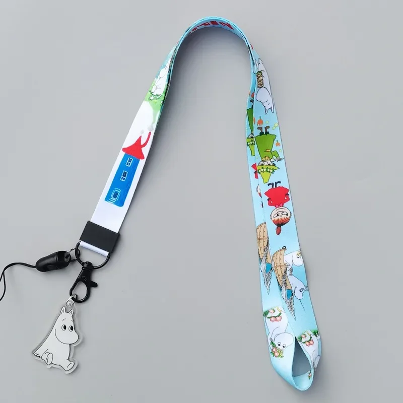 Lanyard Badge Holder - M-Moomins حبل تعليق للهاتف المحمول بتصميم