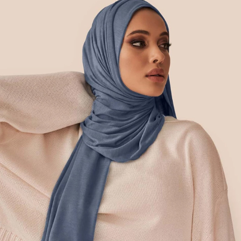 Bandana Cotton - وشاح حجاب نسائي ، وشاح قطني