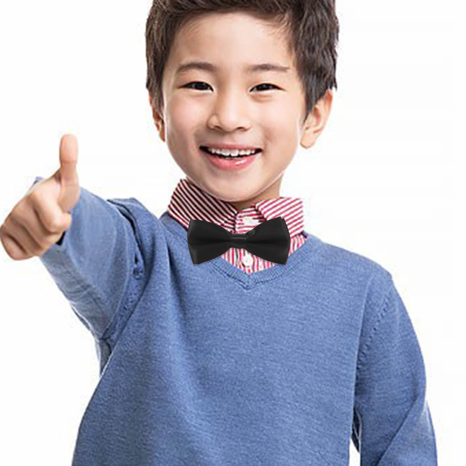 ربطة عنق سوداء قابلة للتعديل ل - مراجعة Bow Tie Pre Tied وسعره