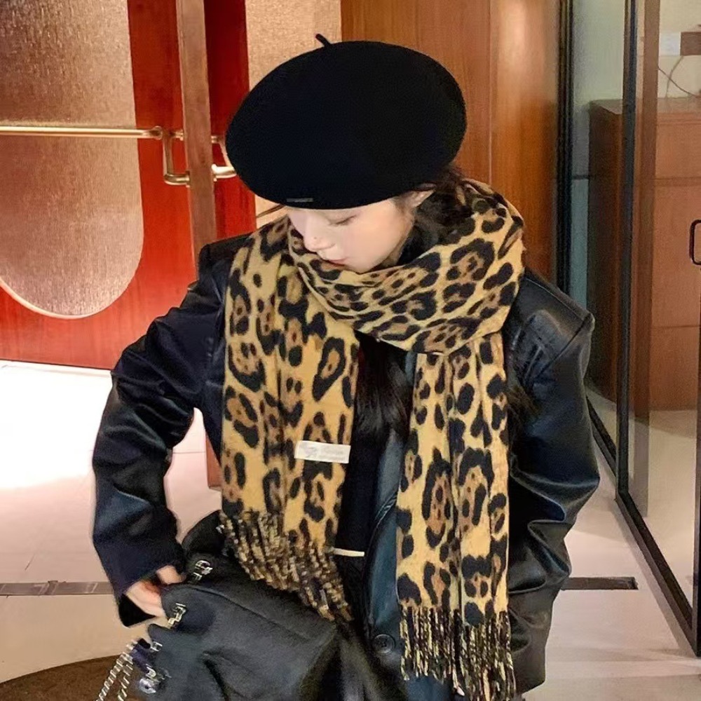 190*70 سنتيمتر تصميم ليوبارد و - مراجعة Woven Scarf Blanket وسعره