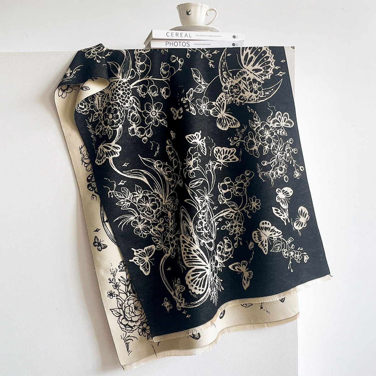 وشاح من الكشمير الصناعي للنساء - مراجعة Pashmina Wrap Large وسعره