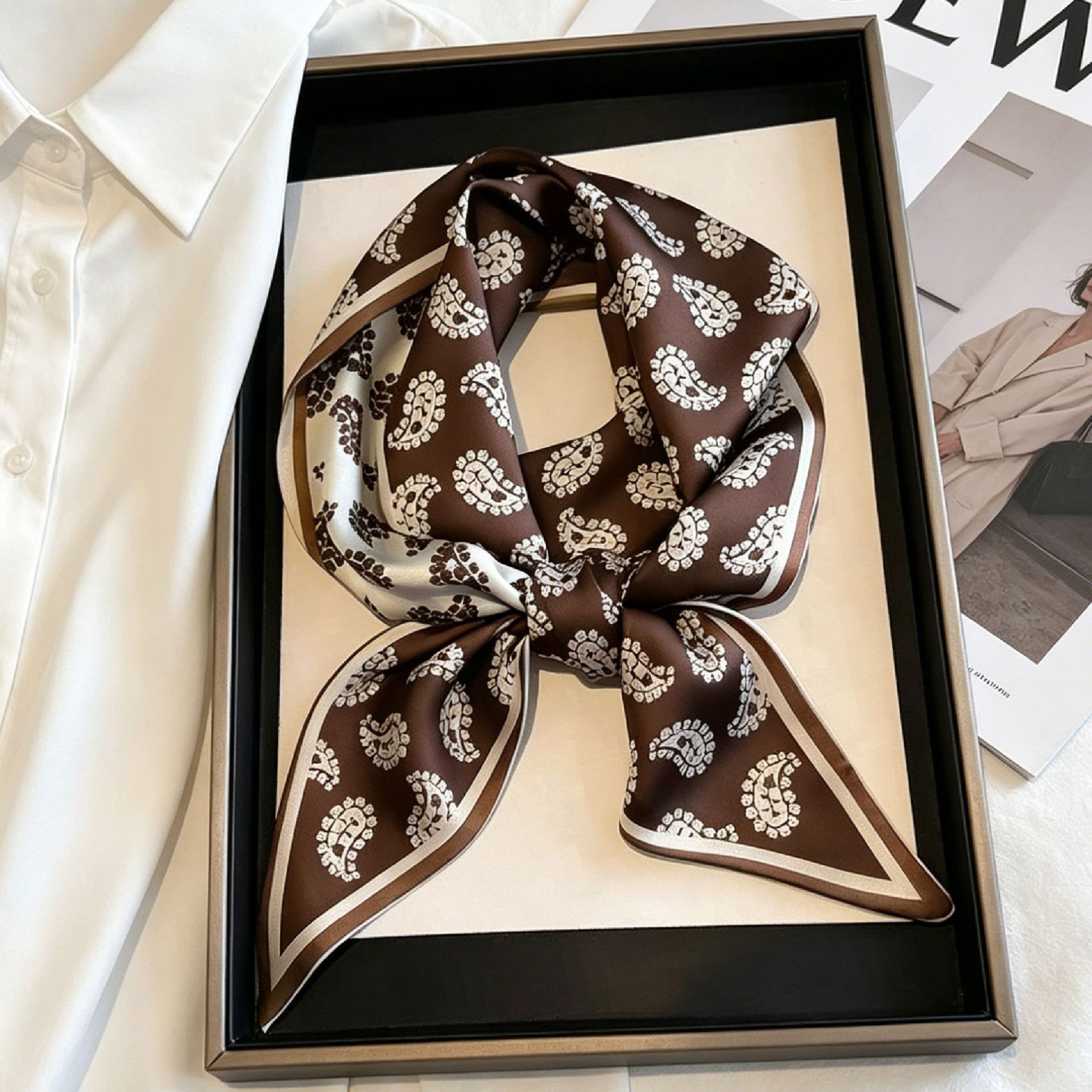 وشاح رقبة طويل فاخر، أربطة شعر - مراجعة Head Wrap Turban وسعره