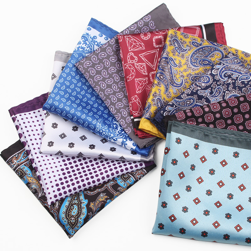 الرجال منديل ل بيزلي الحرير ال - مراجعة Pocket Square Set وسعره