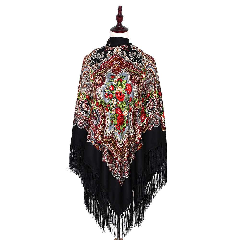 شال مربع مطبوع بالزهور للنساء  - مراجعة Bandana Cotton وسعره