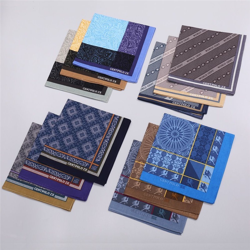 3 قطعة الرجال القطن الخالص الم - مراجعة Pocket Square Set وسعره