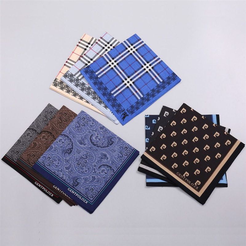 3 قطعة الرجال القطن الخالص الم - مراجعة Pocket Square Set وسعره