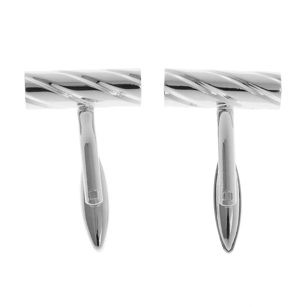 أزرار أكمام على شكل حلزون أنيق - مراجعة Tie Clip Silver وسعره