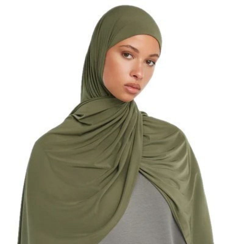 D9 حجاب سائل فاخر من الجيرسي،  - مراجعة Head Wrap Turban وسعره